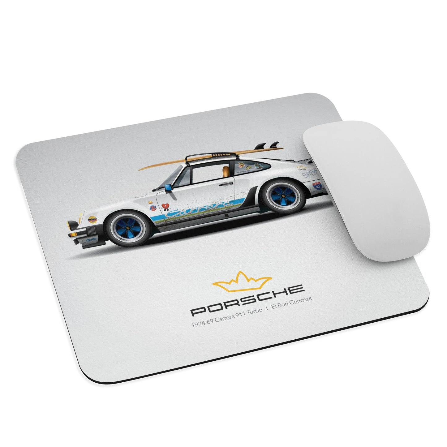 Mouse Pad 1974-89 Porsche 911 l El Bori