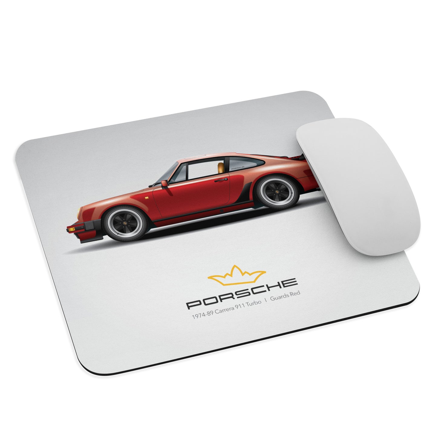 Mouse Pad 1974-89 Porsche 911 l Guards Red