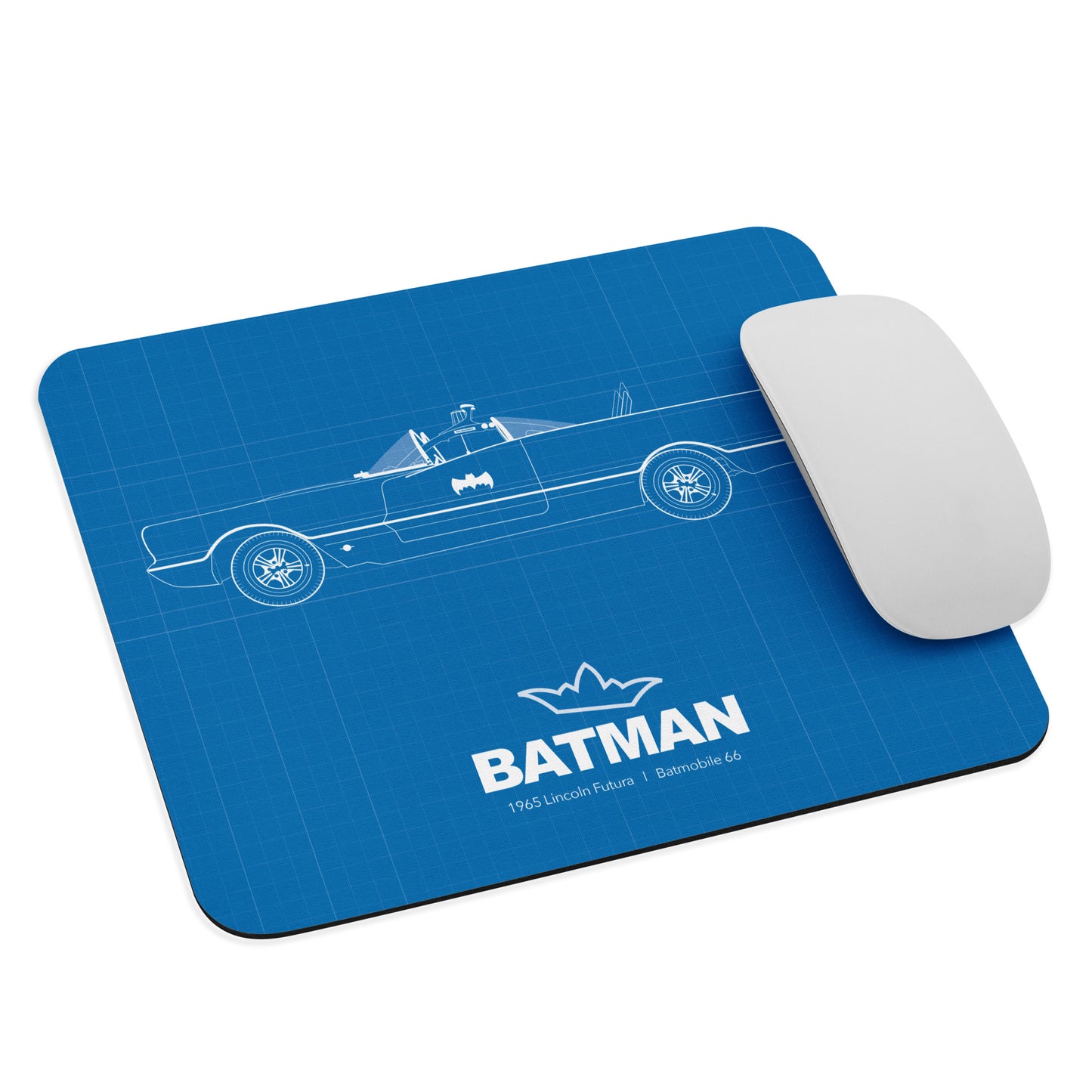 Mouse Pad Batmobile 66 l Batmobile Blueprint
