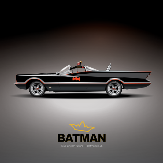 Art Print 1965 Lincoln Futura  l  Batmobile 66