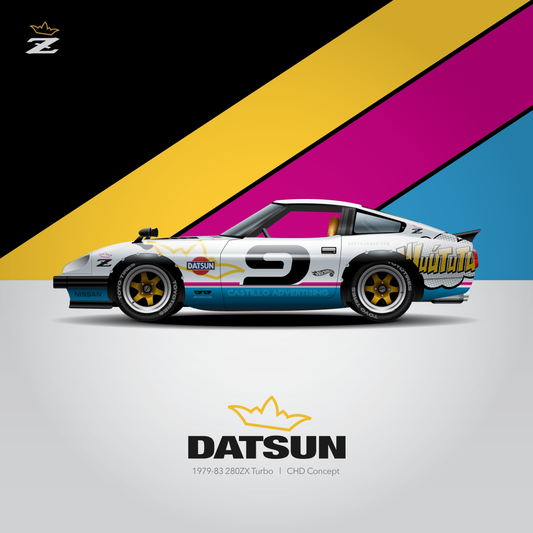 Art Print 1979-83 Datsun 280ZX  l  CHD Graphic