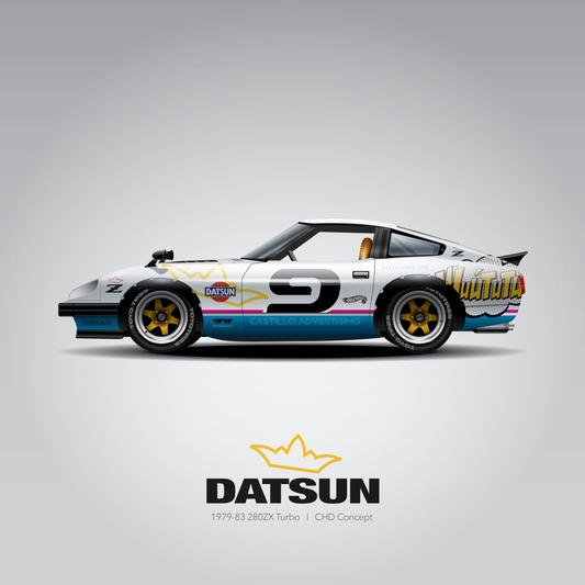 Art Print 1979-83 Datsun 280ZX  l  CHD Concept