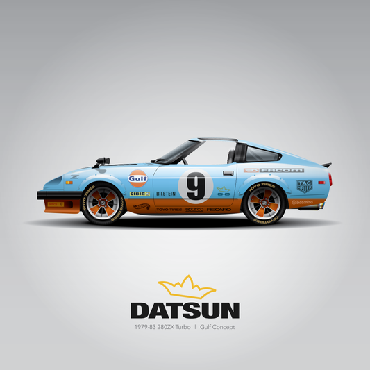 Art Print 1979-83 Datsun 280ZX  l  Gulf