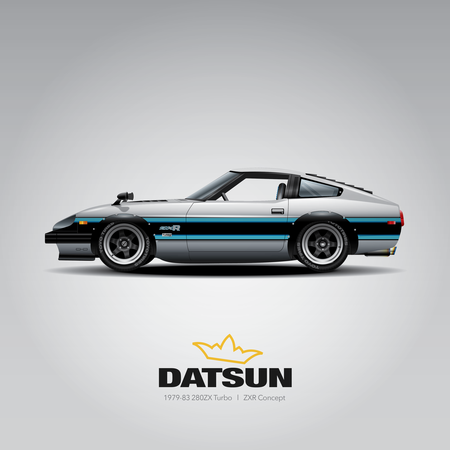 Art Print 1979-83 Datsun 280ZX  l  ZXR
