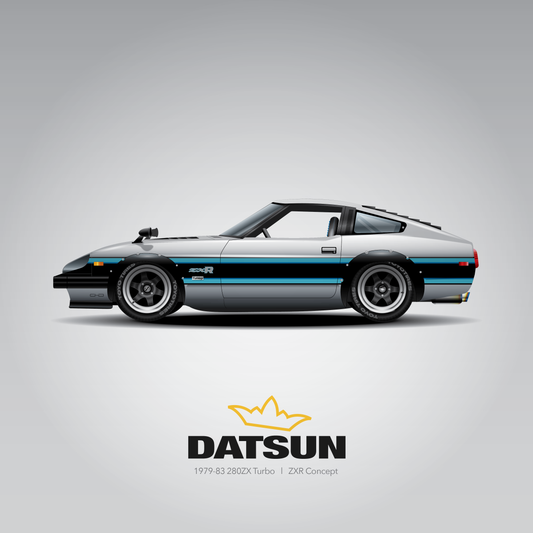 Art Print 1979-83 Datsun 280ZX  l  ZXR