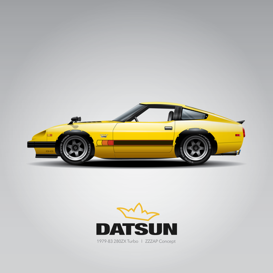 Art Print 1979-83 Datsun 280ZX  l  ZZZAP