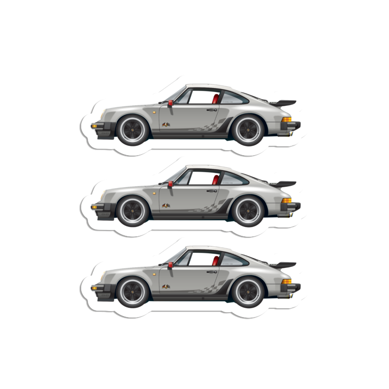 Stickers 1974-89 Porsche 911  l  Alemán