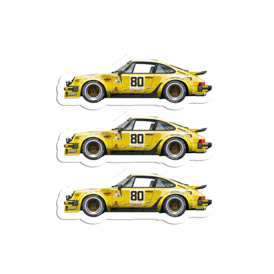 Stickers 1974-89 Porsche 911  l  La Curva