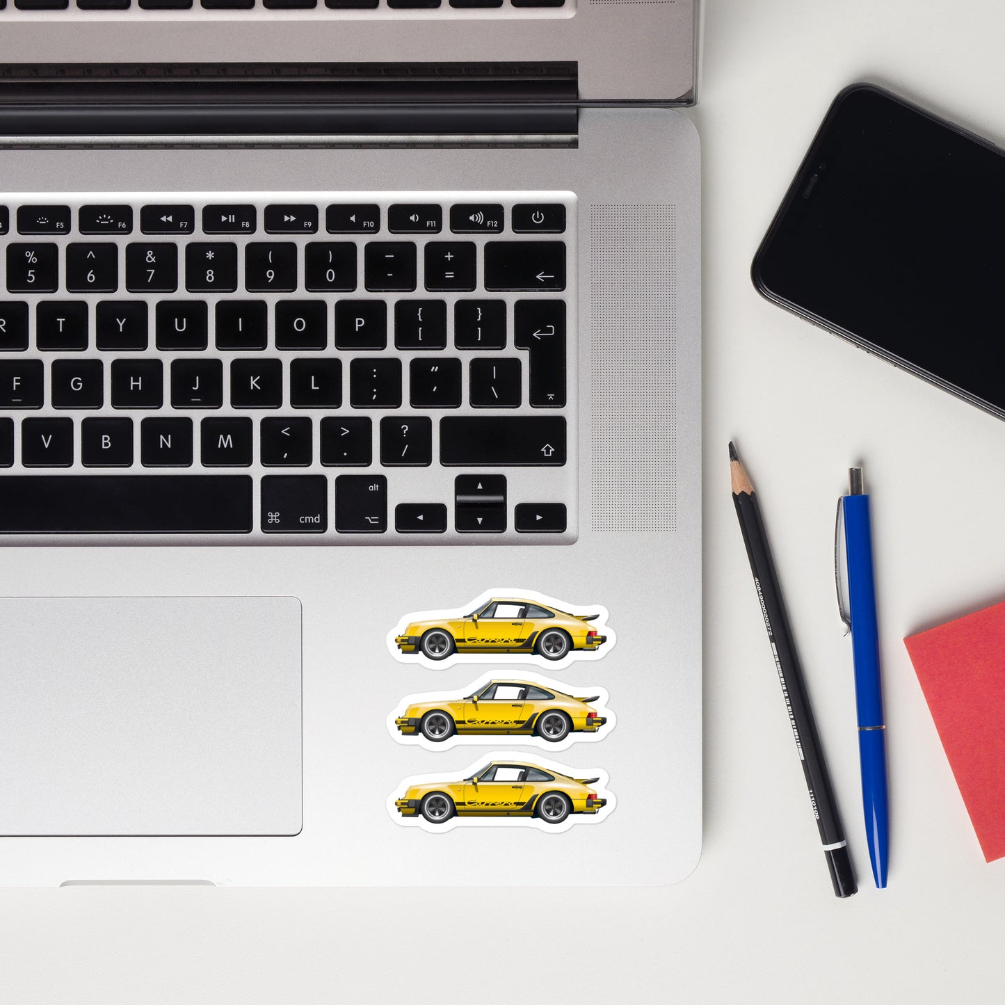 Stickers 1974-89 Porsche 911  l  Racing Yellow