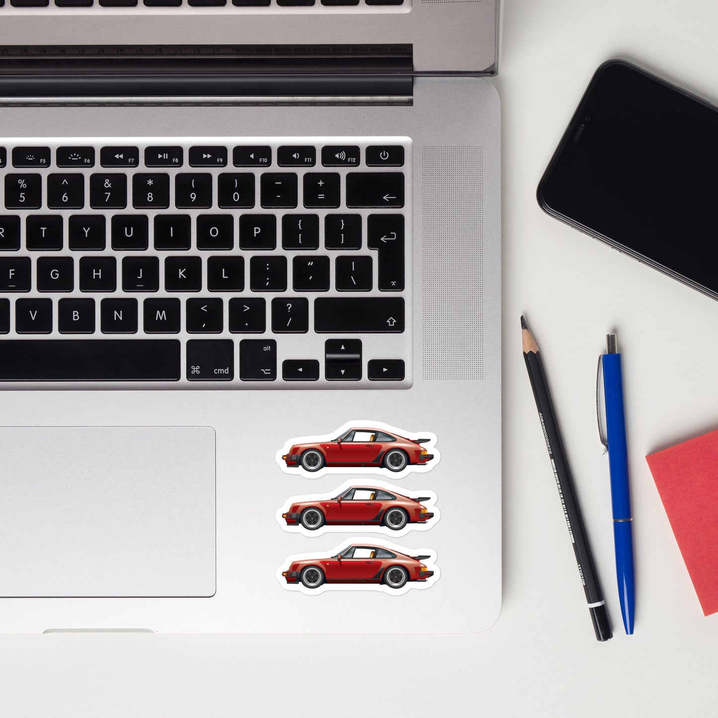 Stickers 1974-89 Porsche 911  l  Guards Red