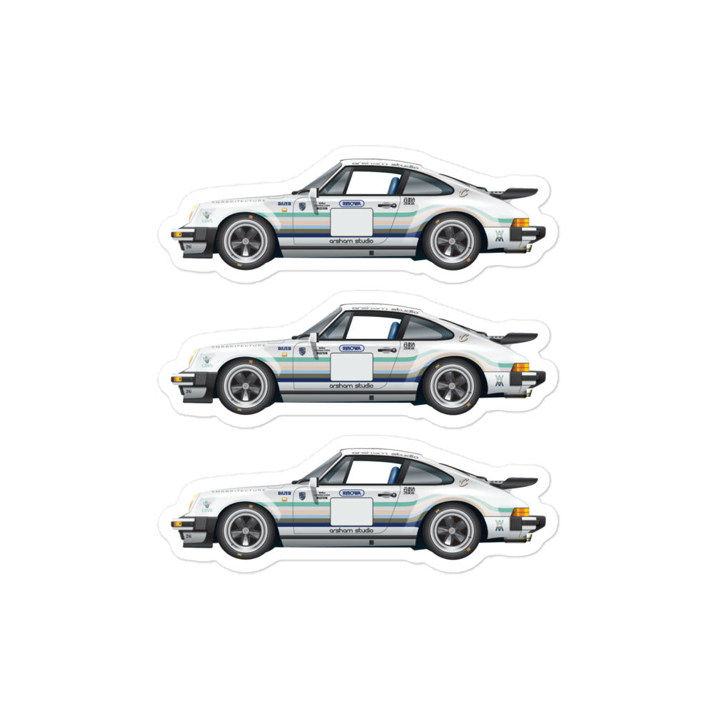 Stickers 1974-89 Porsche 911  l  Arsham Study