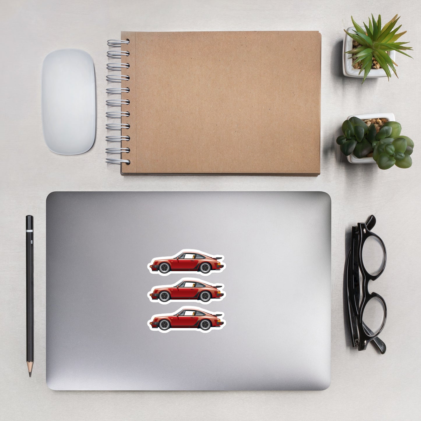Stickers 1974-89 Porsche 911  l  Guards Red