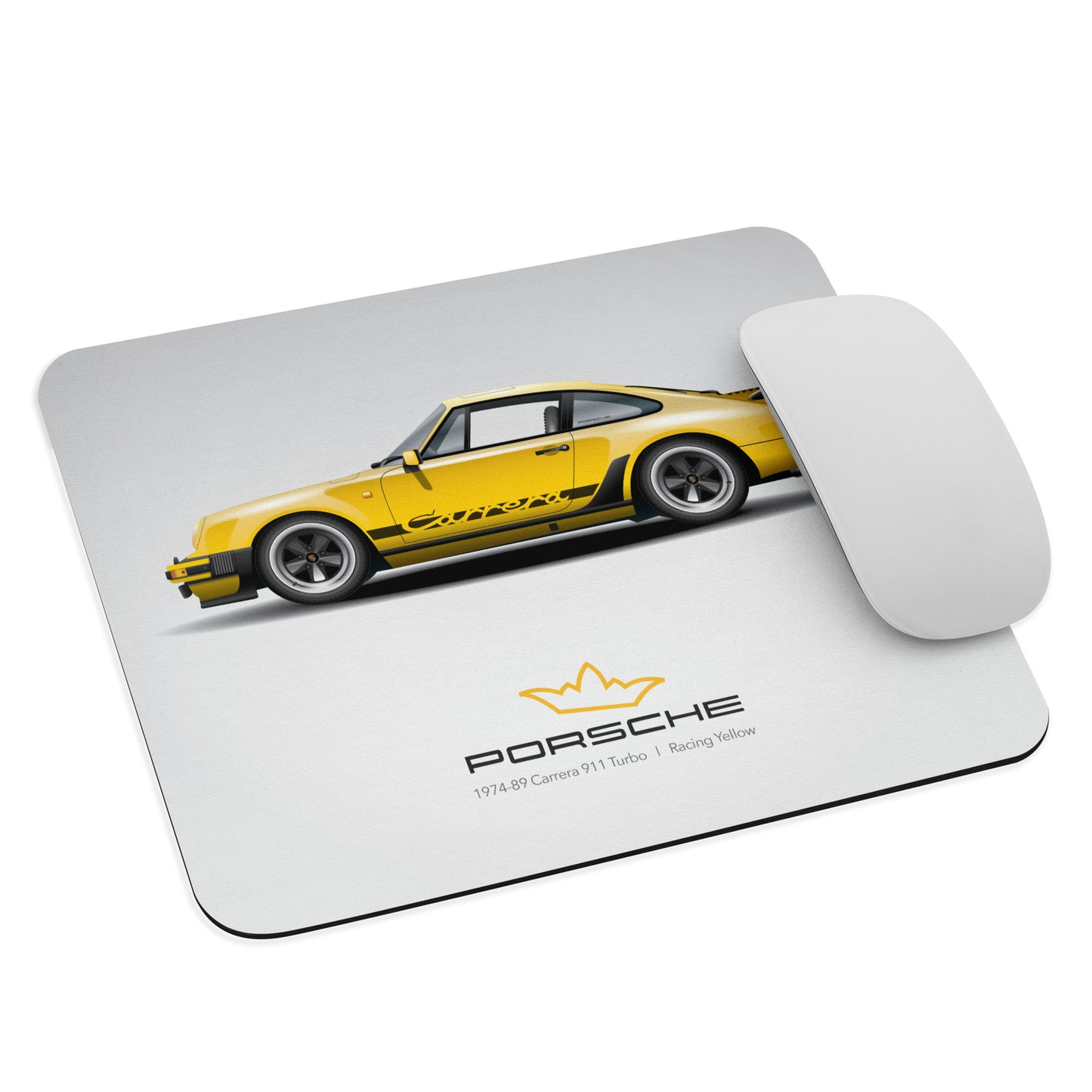 Mouse Pad 1974-89 Porsche 911  l  Racing Yellow