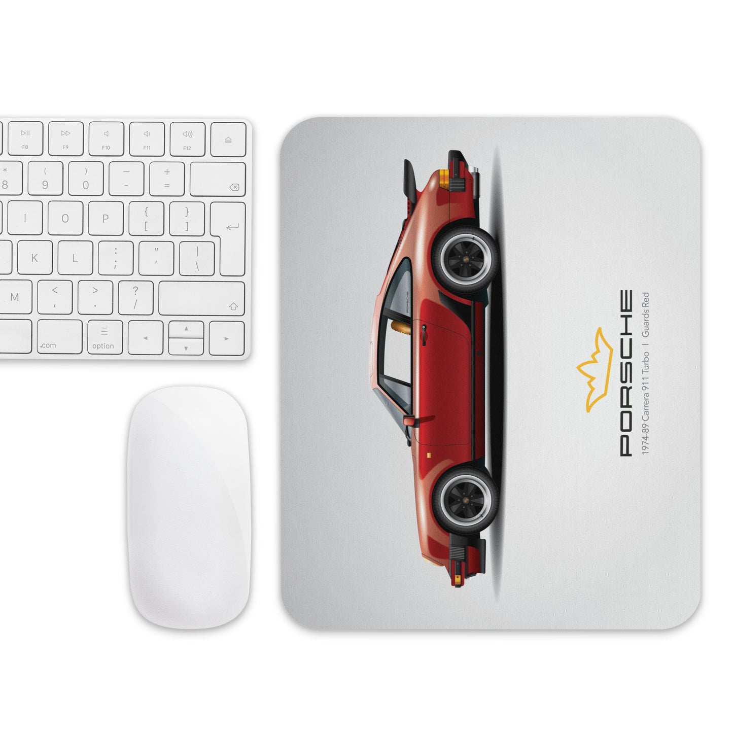 Mouse Pad 1974-89 Porsche 911  l  Guards Red