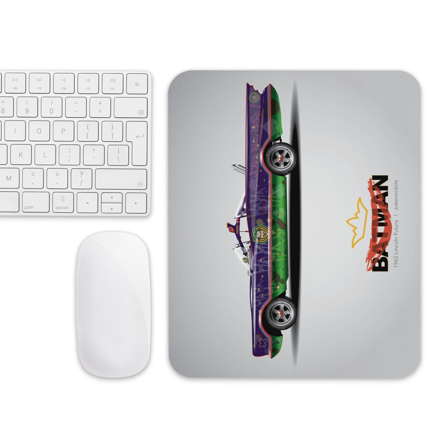 Mouse Pad Batmobile 66  l  Jokermobile
