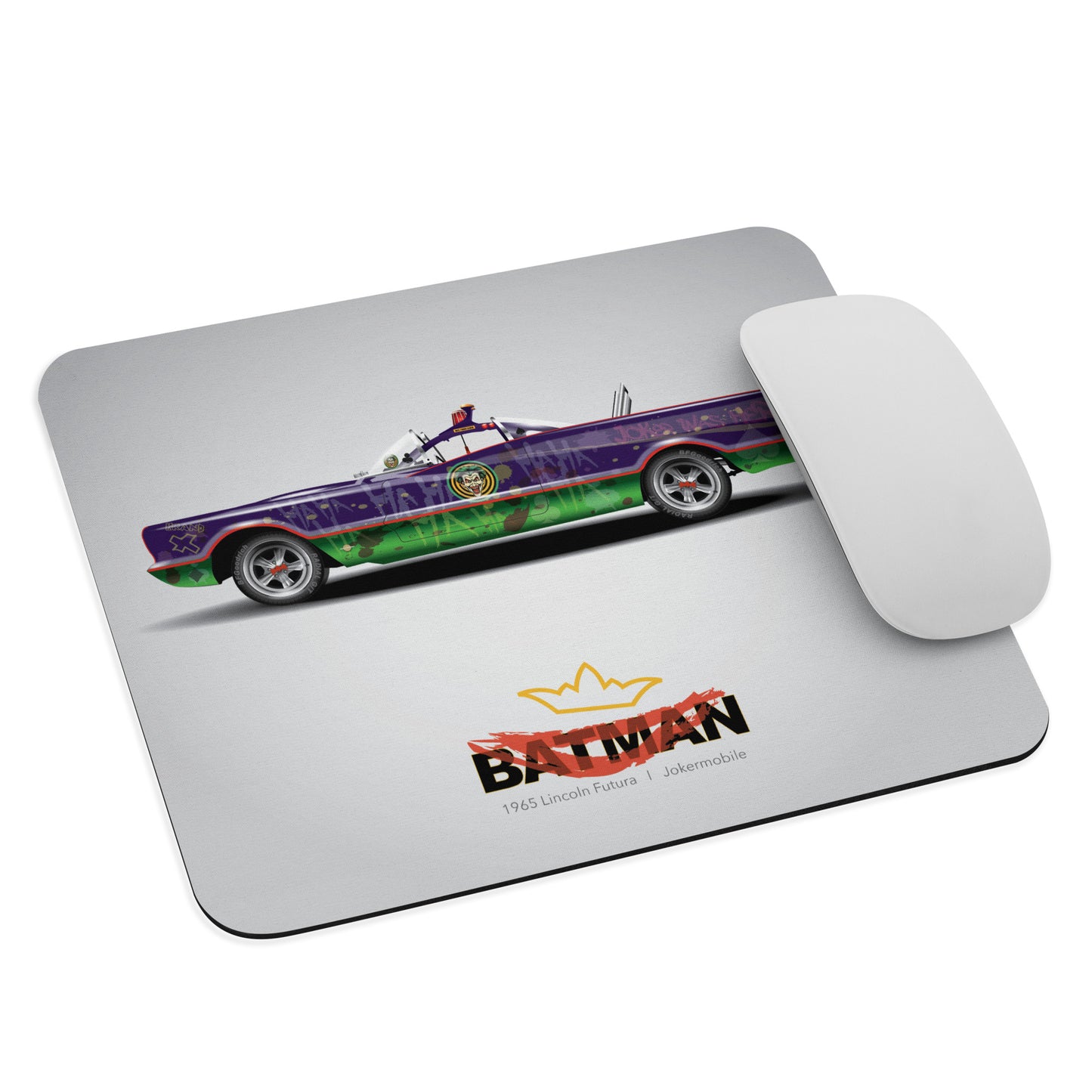 Mouse Pad Batmobile 66  l  Jokermobile