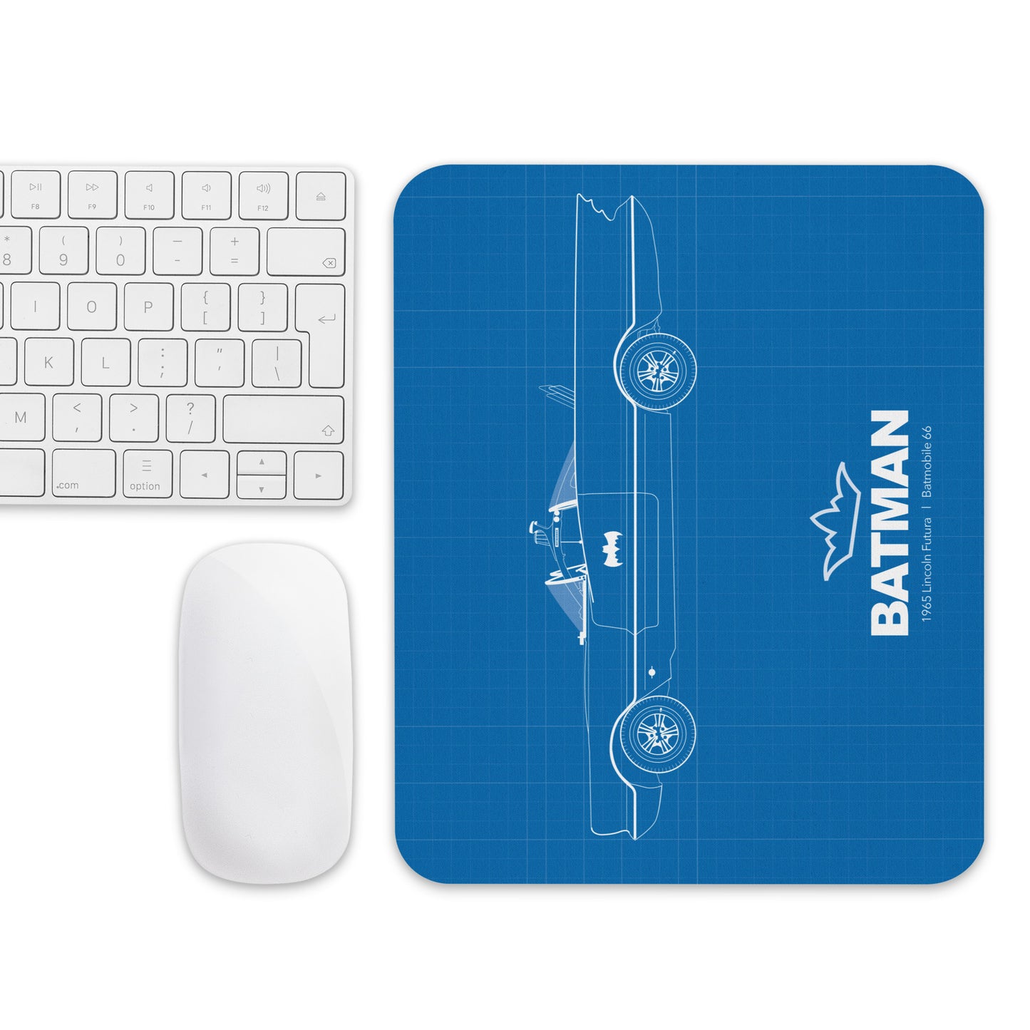 Mouse Pad Batmobile 66  l  Batmobile Blueprint