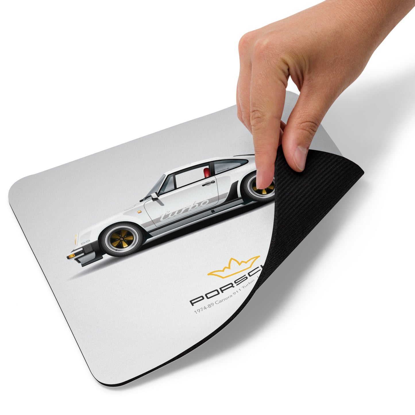 Mouse Pad 1974-89 Porsche 911  l  Vanilla Cherry