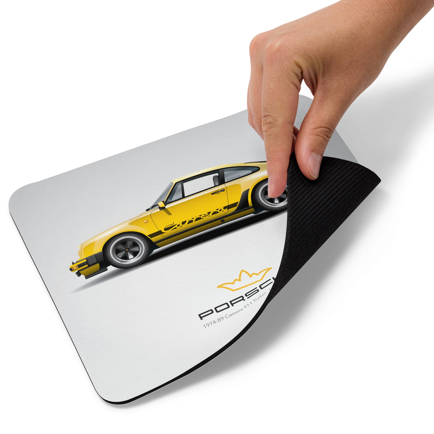 Mouse Pad 1974-89 Porsche 911  l  Racing Yellow